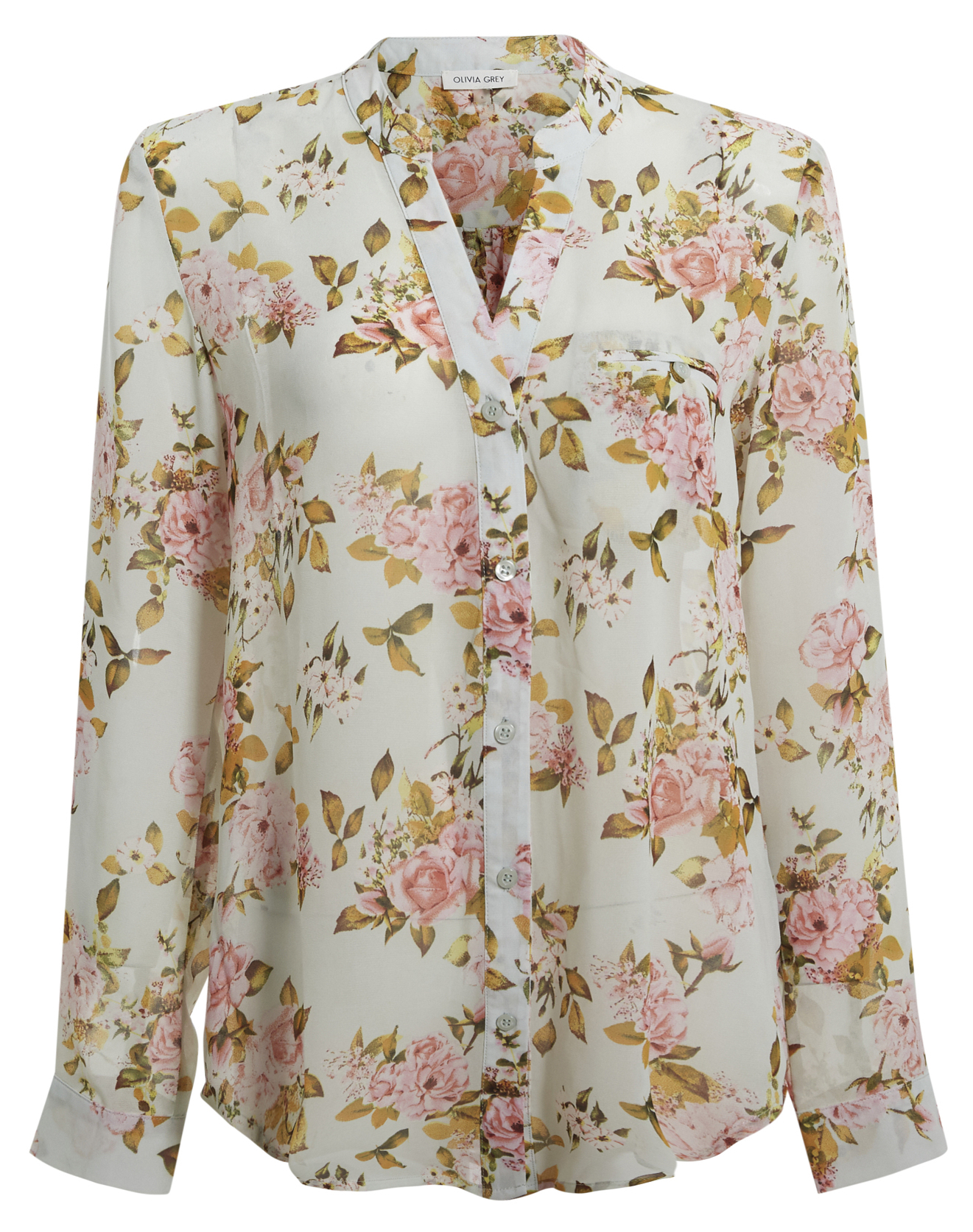 Floral Print Button Down